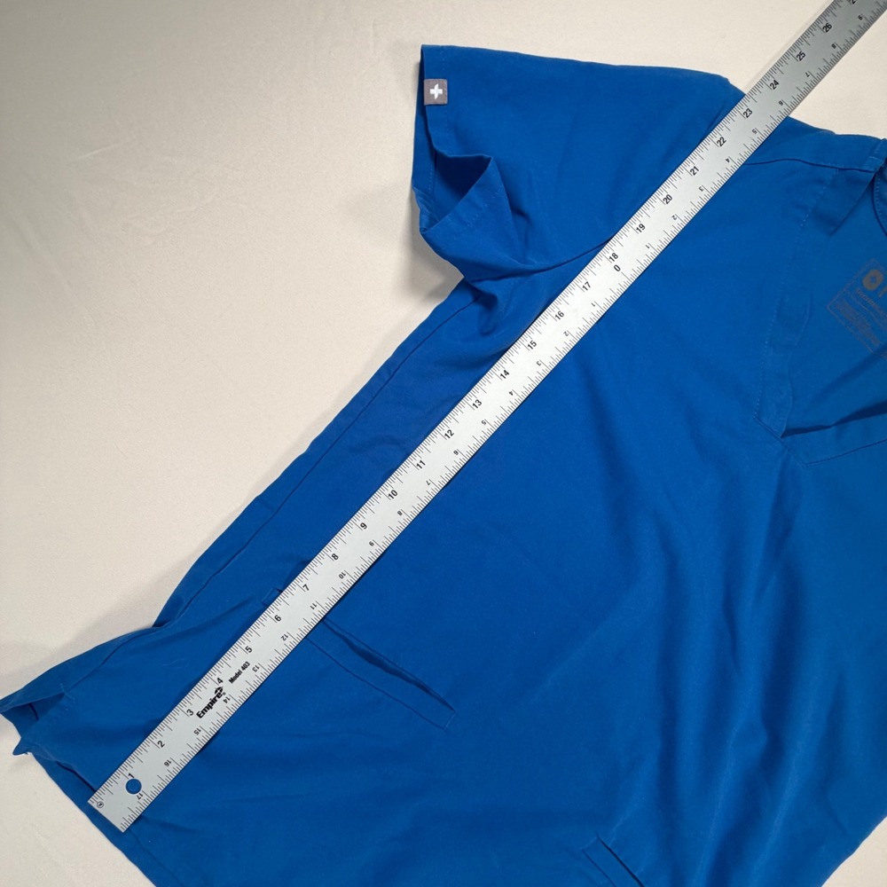 FIGS Women XS Royal Blue Scrub Set V-Neck Top & Jogger Pants Technical 0476 - Picture 6 of 12